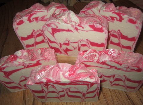 Peppermint Kiss Honey Wine Soap with Goat milk and Camu Camu